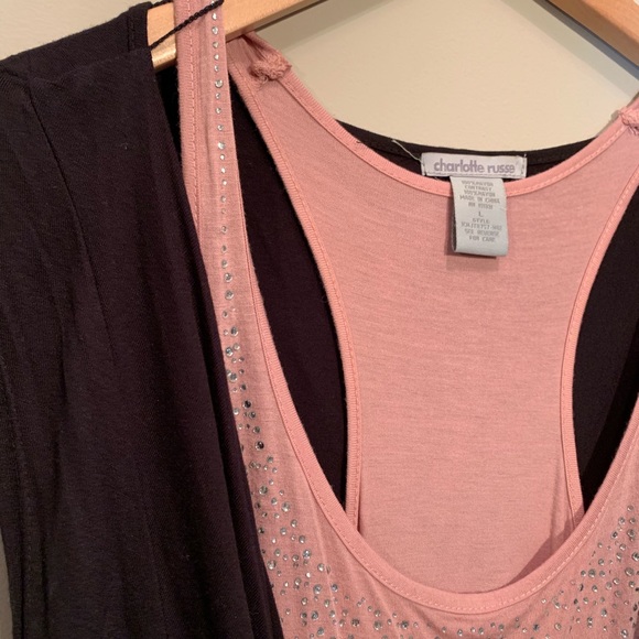 Charlotte Russe Studded Top - Picture 3 of 7